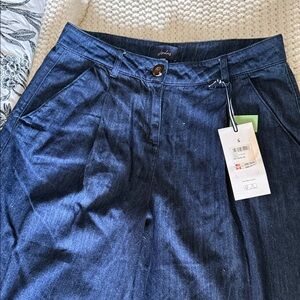 Joules Women's Dark Blue  Denim Cullottes